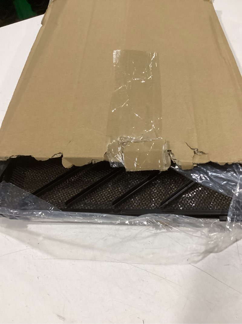 Condition photo showing Good Condition for SUPEASY Wall File Organizer, 5-Tier office wall organizer with 4 Pen Holders, Wall Organizer for Office with R-shaped Bottom Tray, Metal Desk Organizer for Office, School, Home, Black