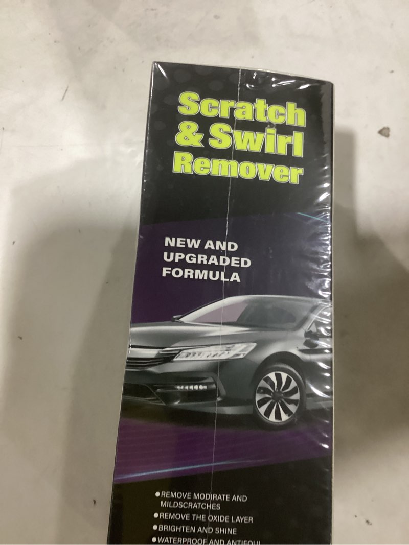 Condition photo showing New/Like New for Upgraded Car Scratch Remover Kit, Scratch Remover for Vehicles ? Cars, Car Paint Scratch Repair, Polishing ? Rubbing Compound Paint Restorer with Applicator Pad, add Gloss ? Shine 9.2OZ 9.2 Fl Oz 1
