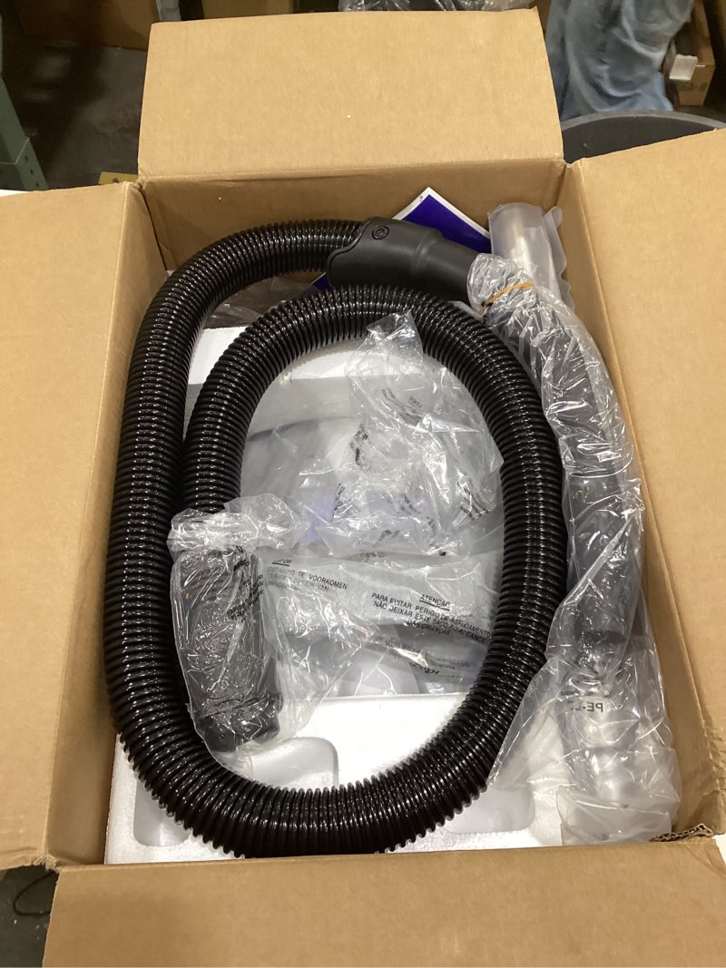 Condition photo showing Good Condition for Canister Vacuum Cleaner, 40Kpa 1600W Cyclon Power, Dust Full Indicator, Double HEPA Filters, 3.7Qt Large Capacity, Lightweight Vac for Hard Floors, Carpets, Pet Hair, Blue