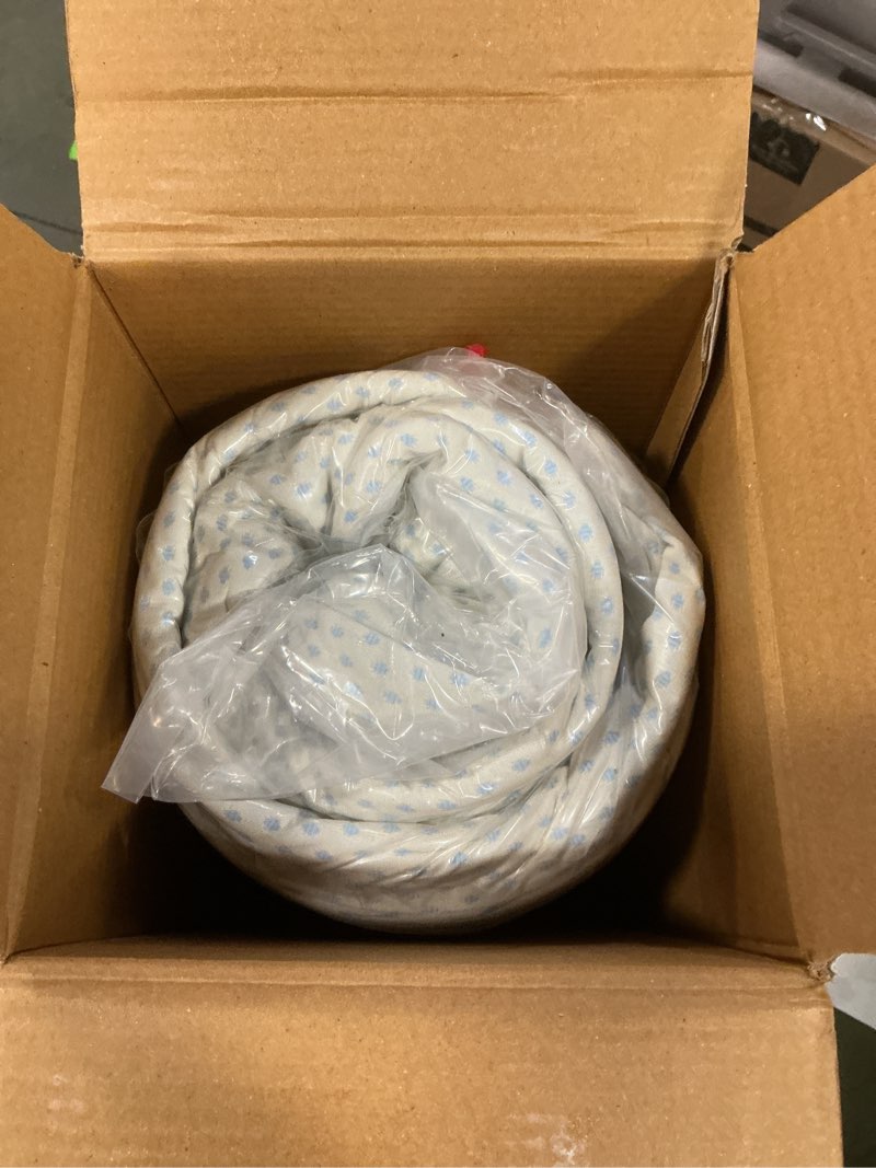 Condition photo showing New/Like New for Sleepah 5.5” Crib & Toddler Bed Mattress Dual Sided Cooling Memory Foam – Waterproof Washable Breathable Soft Cotton Fabric – CertiPUR Firm Baby Mattresses - for Baby & Toddlers (Blue) Grey