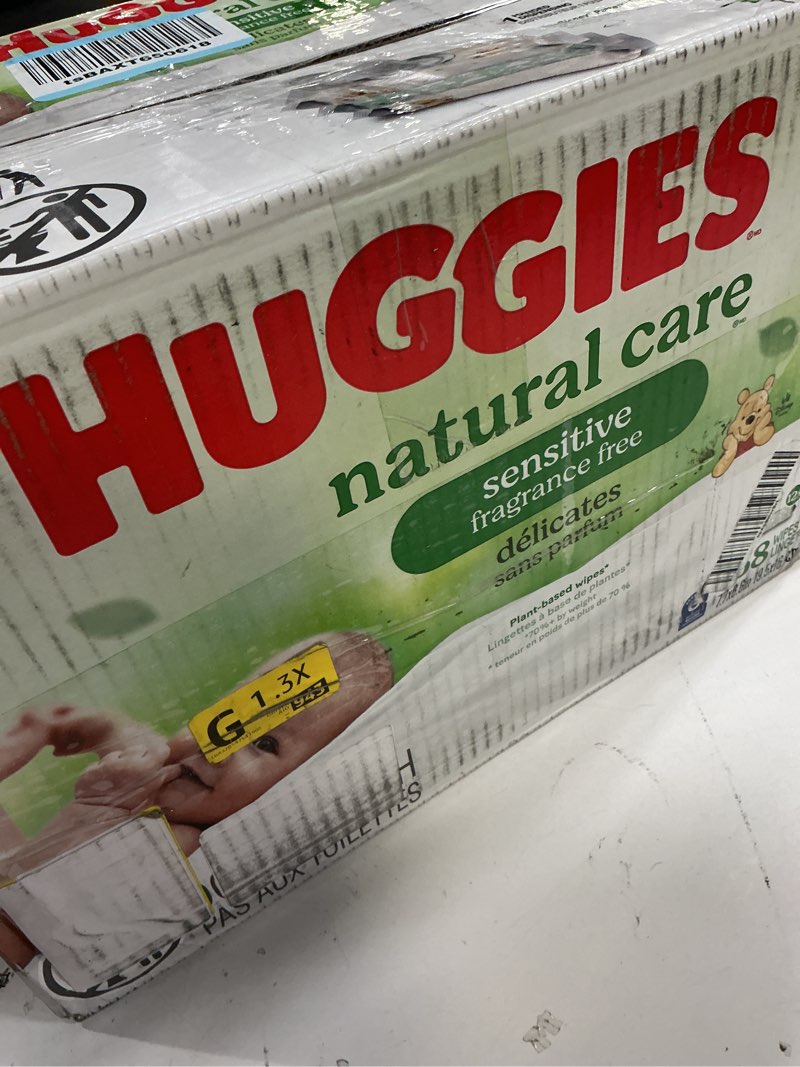 Condition photo showing Good Condition for huggies natural care sensitive unscented baby wipes - 768ct