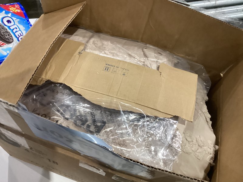 Condition photo showing As Is for Bedsure Tufted Boho Comforter Set California King Size - Khaki Elegant Boho Bed Set, GentleSoft™ 3 Pieces Shabby Chic Embroidery Bedding, Gifts for Woman, Soft Jacquard Comforter for All Seasons