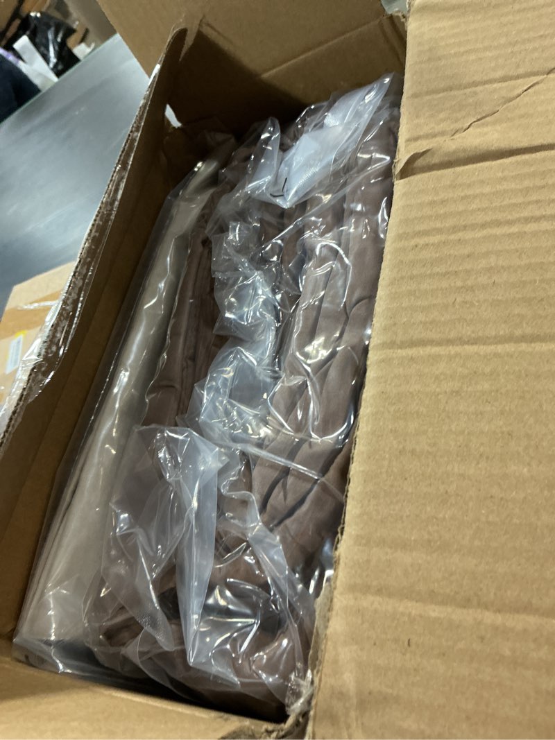 Condition photo showing New/Like New for monbix full comforter set - 7 pieces umber bed in a bag full size bedding sets with comforters, all seasons comforter with sheets, pillowcases & shams raw umber full(80"x90")