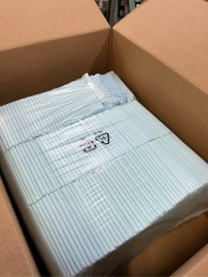 Condition photo showing Good Condition for Amazon Basics Dog and Puppy Pee Pads, 5-Layer Leak-Proof Super Absorbent, Quick-Dry Surface, Potty Training, Regular (22x22"), 150 Count, Blue & White Regular (150 Count)