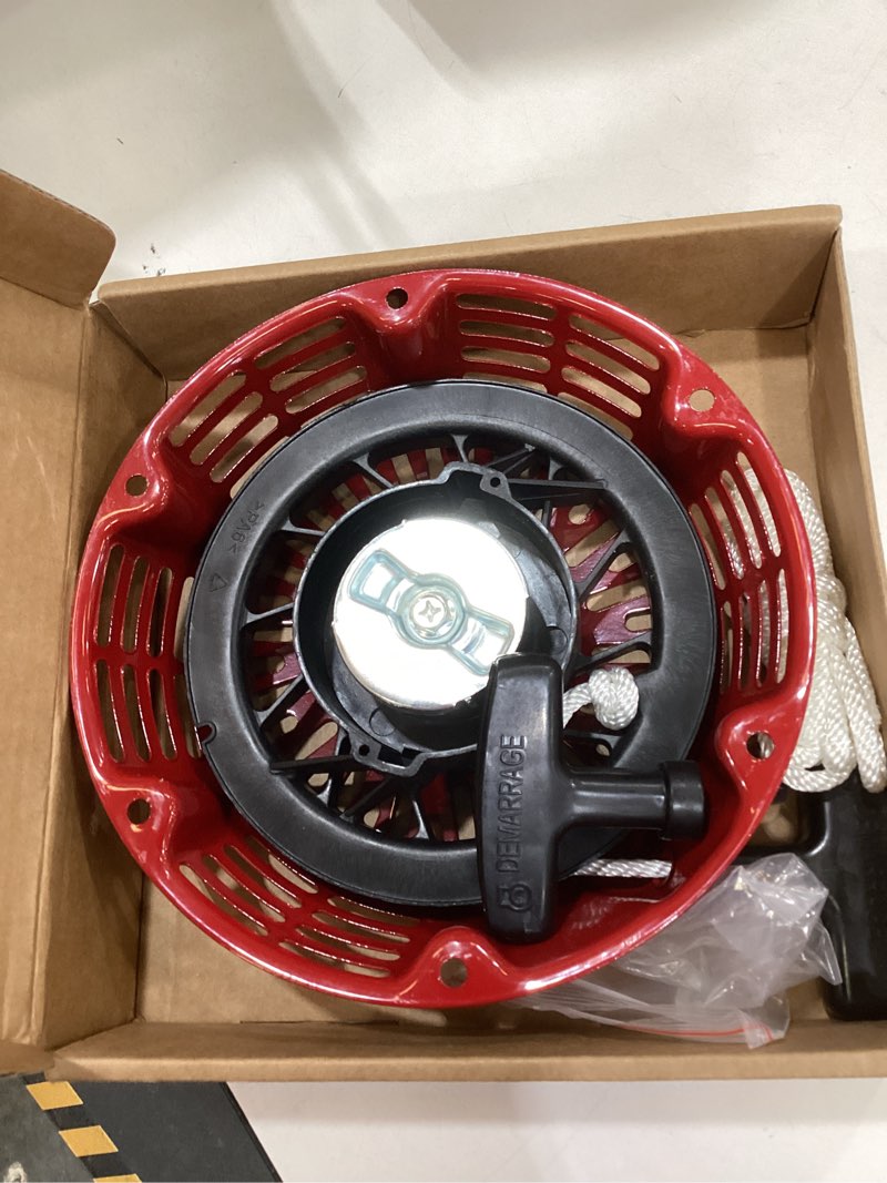 Condition photo showing Good Condition for dyc gx240 gx270 pull start recoil starter assembly for honda & clone engines 8-9hp 270-301cc compatible with lawn mowers generators pressure washers replaces oem 28400-ze2-w01za gx240/270
