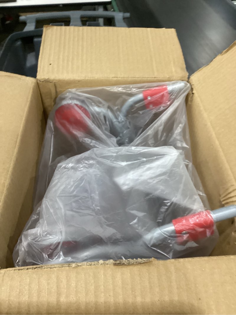 hey! play! kids shopping cart - toddler grocery cart with pivoting front wheels and folds for easy s