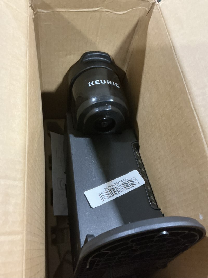 Condition photo showing As Is for Keurig K-Express Single Serve K-Cup Pod Coffee Maker, 3 Brew Sizes, Strong Button Feature, 42oz Removable Reservoir, Black
