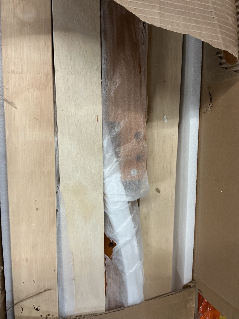 Condition photo showing Good Condition for Sweetcrispy Solid Wood Bed Frame, King Size Bed Base with Wood Slat Support, Sturdy, Stylish & Noise