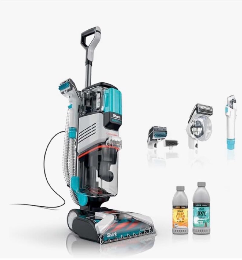 shark carpetxpert | upright carpet, area rug & upholstery cleaner | carpet shampooer with stainstrik