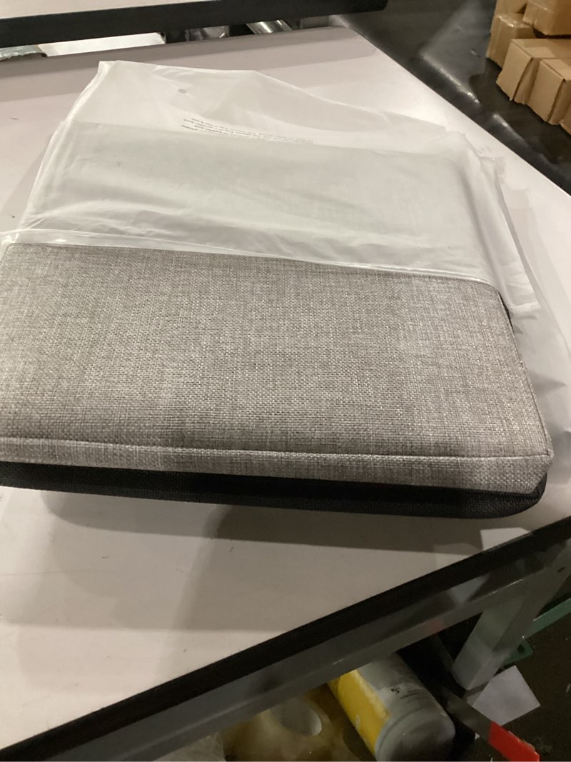Condition photo showing New/Like New for dullemelo cube basket for storage, collapsible fabric cube for organizing, storage cube for closet, laundry, nursery, shelves, decorative basket for gifts empty (black&gray) black&gray cube-13"x13"x13"