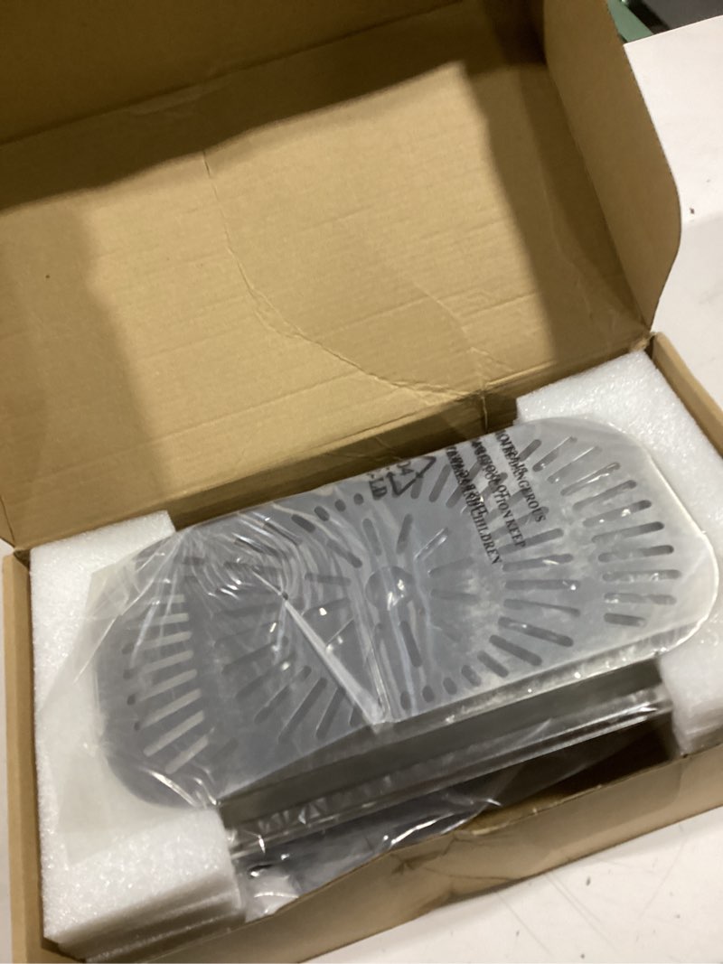 Condition photo showing Good Condition for Stainless Steel Drip Tray - Perfect for Homes, Clubs, Bars, Cafes, Restaurants, Hotels, Or Commercial Use - Easy to Clean, No Drainage Required (7 * 12.8inch) 7*12.8inch