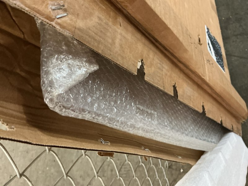 Condition photo showing As Is for clear uv protection windshield scratch resistant for 2013-2020 polaris ranger xp 900 1000 diesel crew xp 900 diesel