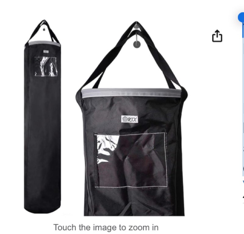 YOTENKA Lifting Bucket, Lift Bag with Drawstring, Thick Iron Plate Included, Maximum Load 220.5 lbs (100 kg), ?13.8 x H 55.1 inches (35 x 140 cm)