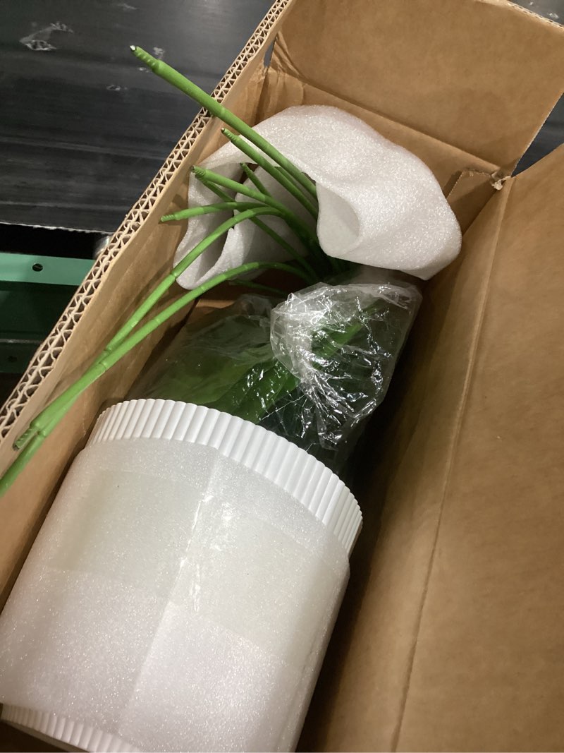 sajandas set of 2 artificial monstera deliciosa plants in pots, fake tropical trees with greenery le