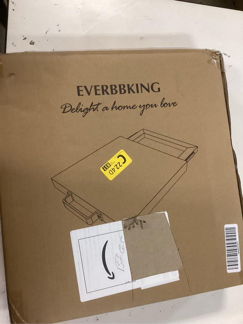 Condition photo showing New/Like New for Natural Acacia Sliding Tray for Coffee Machine Kitchen Appliance slider Moving Caddy, appliance slider,appliance rolling stand air fryer rolling tray