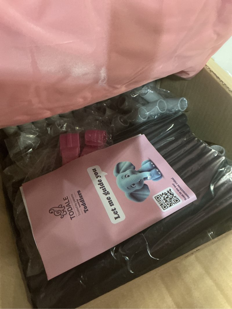 Condition photo showing New/Like New for TODALE Baby Playpen 50”×50” Pink Playpen for Babies and Toddlers, Safe & Sturdy, Small Baby Play Yard with Anti-Slip Base & Breathable Mesh- Indoor & Outdoor Baby Play Pen for Toddler & Infant