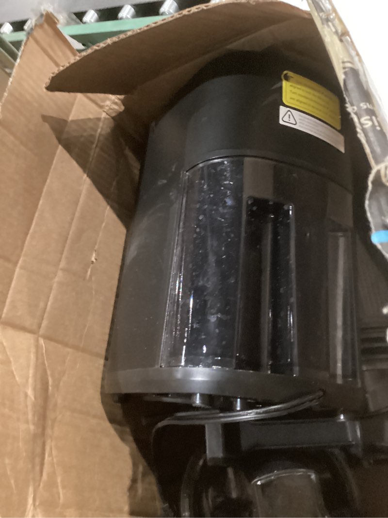 Condition photo showing As Is for Cold Press Juicer, 5.5inch Wide Feed Chute Juicer Machine, Slow Masticating Juicer for Whole Vegetables & Fruits, Black