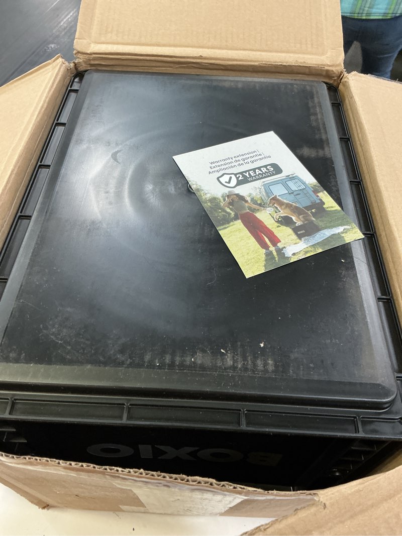 Condition photo showing Good Condition for boxio - portable sink - compact mobile sink for camping, garden, outdoor events, worksite, rv, indoor wash