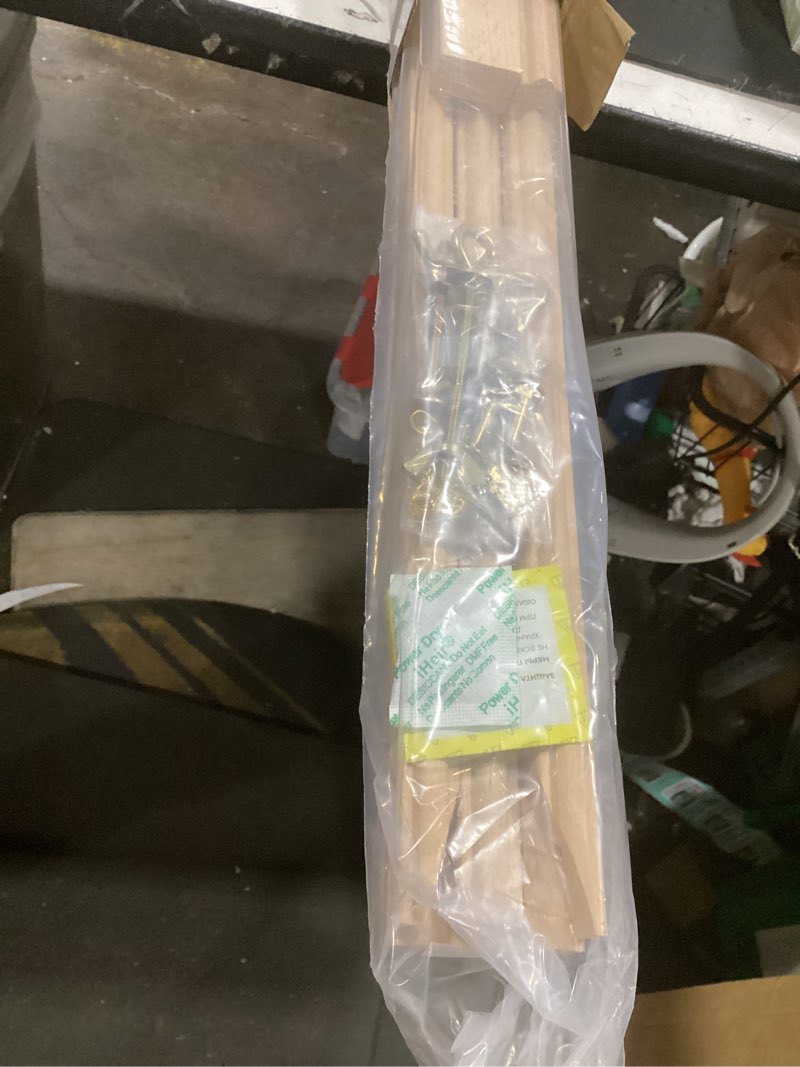 Condition photo showing Good Condition for meeden wood easel stand for display: wooden display tripod stand for posters pictures paintings - wedding decor holder for welcome sign natural color
