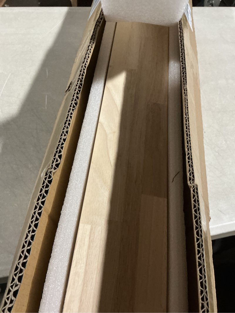 Condition photo showing Good Condition for 3ft wooden stair handrails, hand railings for stairs indoor outdoor, sturdy safety wall mount support, non-slip staircase handrail for home garden corridor, lofts decking, kindergarten guardrail