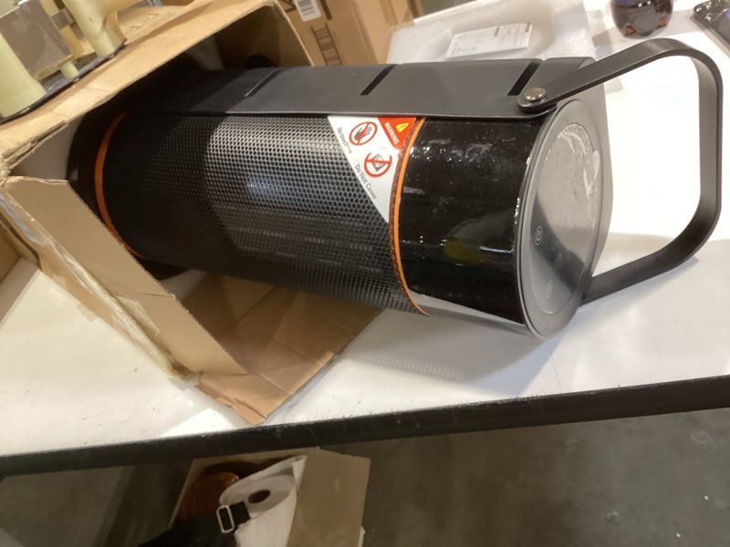 Condition photo showing Good Condition for space heater - 1500w portable space heaters for indoor use, ptc ceramic electric heater with remote, 4 modes, 9h timer, low noise, 70°oscillation, overheat & tip-over protection for office home black