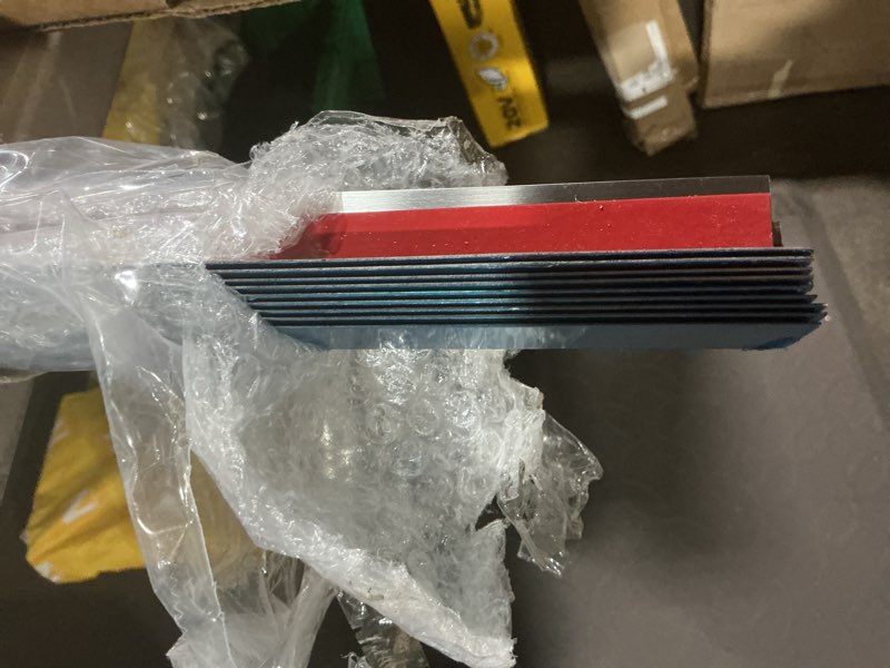 Condition photo showing Good Condition for therwen 10 pcs 1 x 1 x 48 inch 304 stainless steel corner guards metal wall guard protector corner trim molding for door countertop furniture cabinet protection 1 x 1 x 48 inch 10