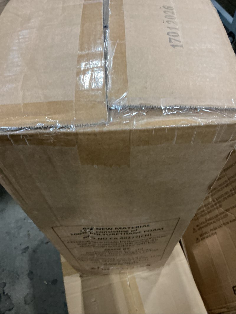 Condition photo showing New/Like New for egohome 4 inch full memory foam mattress topper, cooling gel infused & pressure relieving pad in a box, dorm room essentials, certipur certified, blue