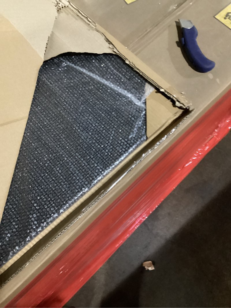 Condition photo showing New/Like New for 43" Pet Grooming Table, Adjustable Heavy Type Hydraulic Dog Grooming Table Upgraded Professional Drying Table Heavy Duty Frame with Adjustable Arm/Noose, Weight Capacity 330LBS, Black&White 43inch 43" Pet Grooming Table, Adjustable Heavy Type Hydraulic Dog Grooming Table Upgraded Professional Drying