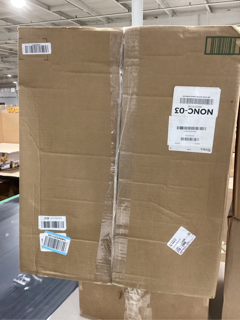 Condition photo showing Good Condition for IRIS USA Elevated Dog Bowls, 15" H Raised Bowl for Large Dogs, Airtight Pet Food Storage Holds Up to 47 Lbs, 2 Removable 64 oz Stainless Steel Bowls, at Home or Camping, Dark Gray Large - 15"H w/ 2 Bowls Dark Gray