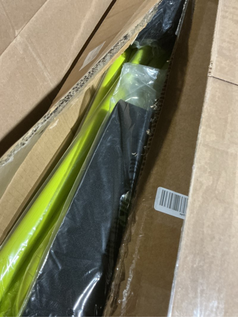 Condition photo showing Good Condition for 7x4 FT Volleyball Rebounder Net, 5-Angle Adjustable with Steel Frame & High-Tension PE Netting, for Lacrosse, Baseball, Soccer Practice Perfect for Setting, Spiking, and Bumping Green