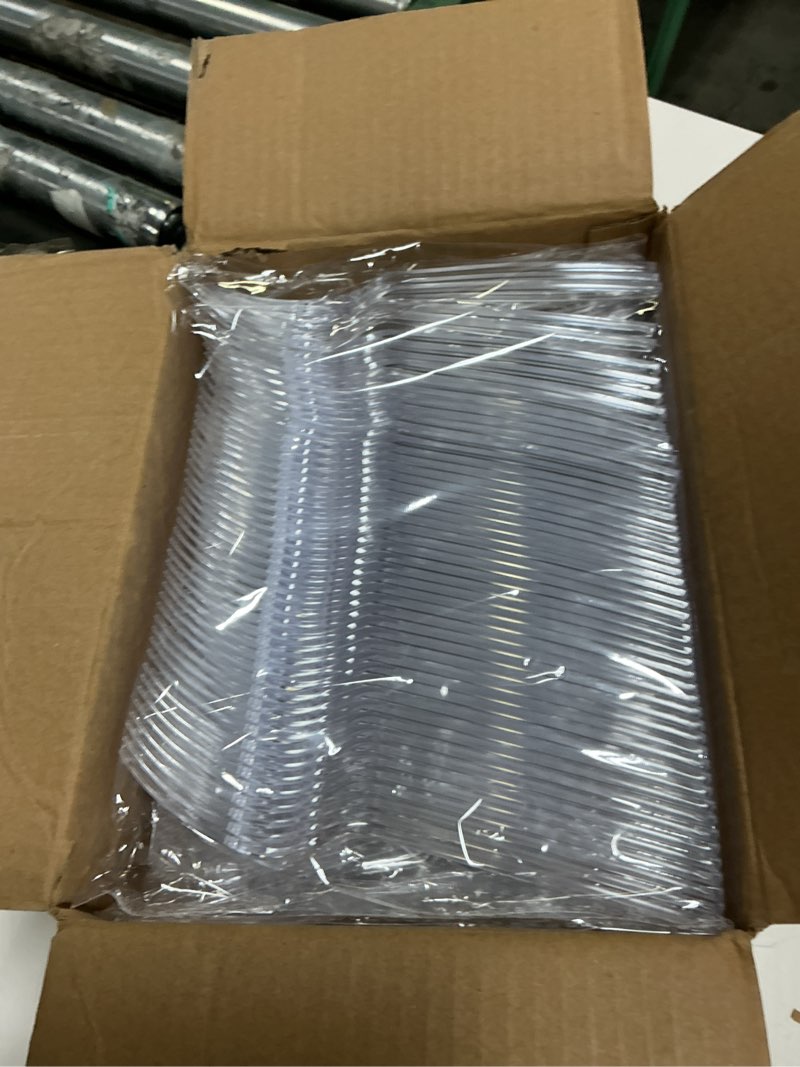 Condition photo showing New/Like New for prestee 500 clear plastic forks - heavyweight disposable forks, sturdy flatware, elegant fork for parties, bulk disposable silverware set, clear plastic utensils - flatware 500 count clear