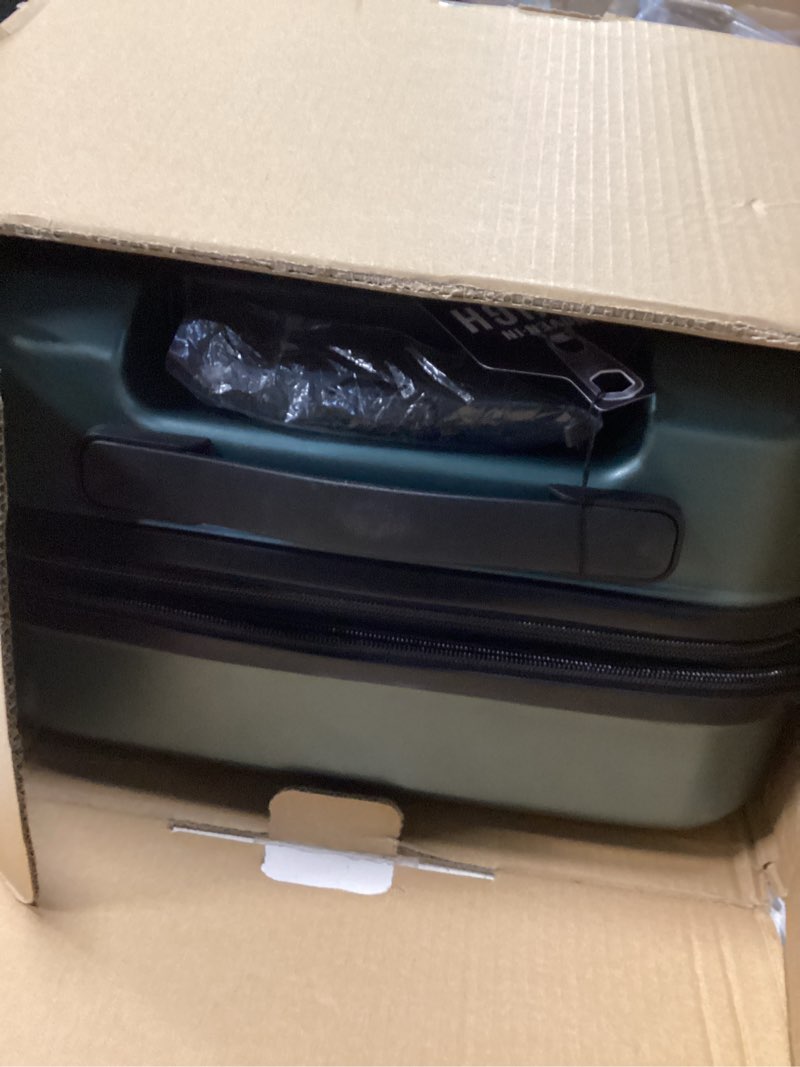 Condition photo showing Good Condition for KYME Carry On Luggage 22x14x9 Airline Approved,Hardshell Carry On Suitcase with Tsa Lock,Small Suitcases with Wheels,Travel Luggage for Men Women,Expandable Carry-On 20 Inch,Green