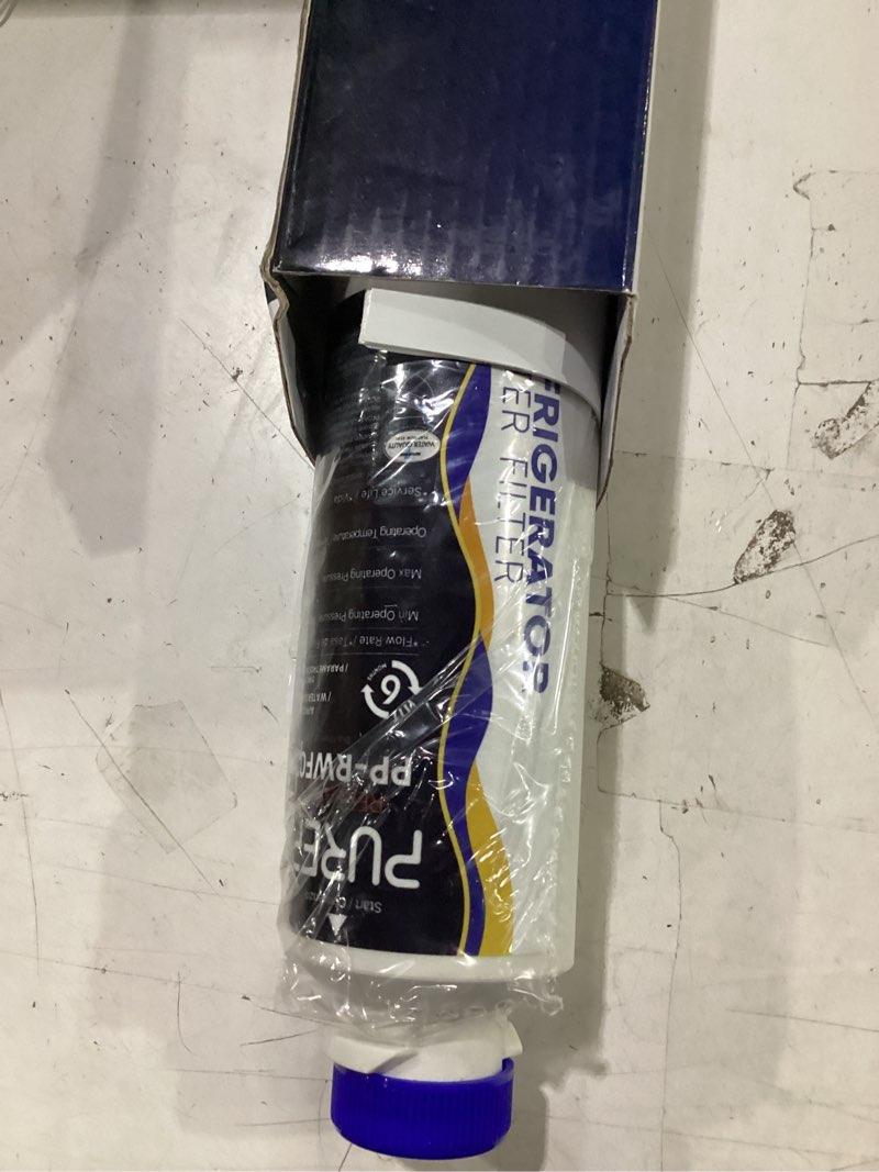 Condition photo showing As Is for pureplus da29-00020b nsf/ansi 401, 53 certified replacement for samsung rf28hmedbsr, rf263beaesr, hdx fms-2, haf-cin/exp, rf4287hars, rf28hfedbsr, refrigerator water filter, 3pack pfas removal (deluxe) 3 count (pack of 1)