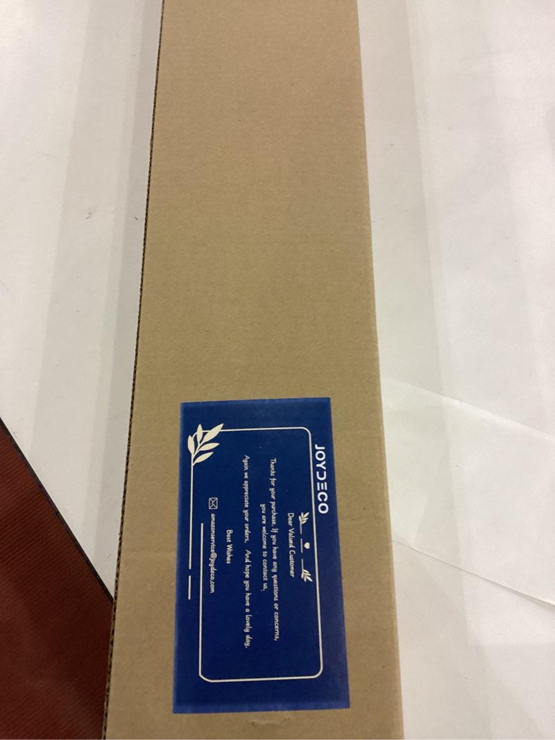 Condition photo showing Good Condition for Joydeco Linen Zebra Blinds for Windows, Cordless Privacy Light Filtering Dual Layer Window Shades, F