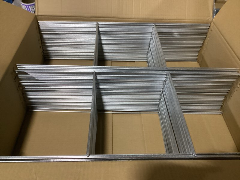 Condition photo showing Good Condition for 12 pcs h stakes for yard signs 30'' x 10'' metal heavy duty h frame wire stakes weatherproof metal holder for 4mm 5mm corrugated signs advertising board guidepost yard halloween decor