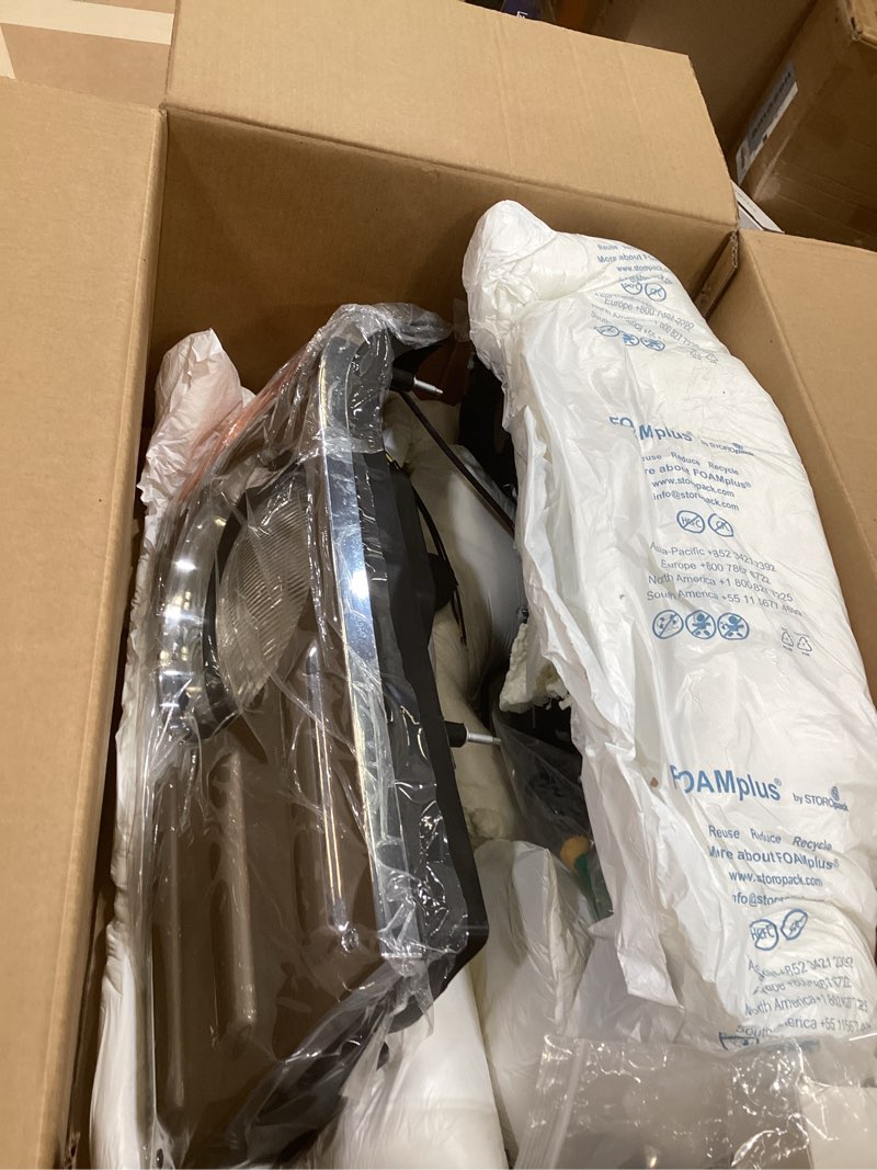 Condition photo showing New/Like New for headlights assembly fit for mack cv replacement left driver and right passenger side headlamp chrome chrome pair