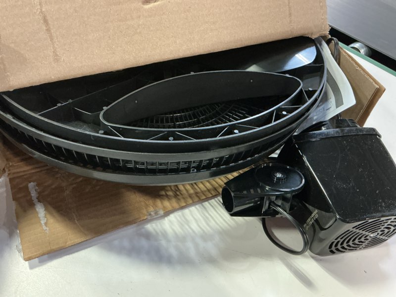 Condition photo showing Good Condition for lasko 2521 16 inch 3-speed quiet adjustable tilting wide-area oscillating standing pedestal fan for bedroom, kitchen, home, and office, black