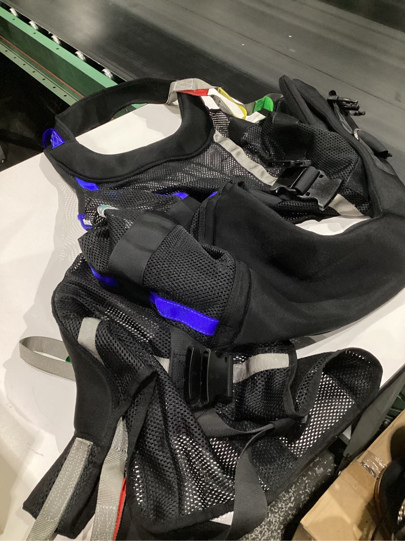 Condition photo showing Good Condition for Comfort Padded Patient Lift Walking Sling,500lbs Safety Loading Weight,Medical Hoist Standing Aids for Ambulating Support Training-Extra Large Black-1-XL