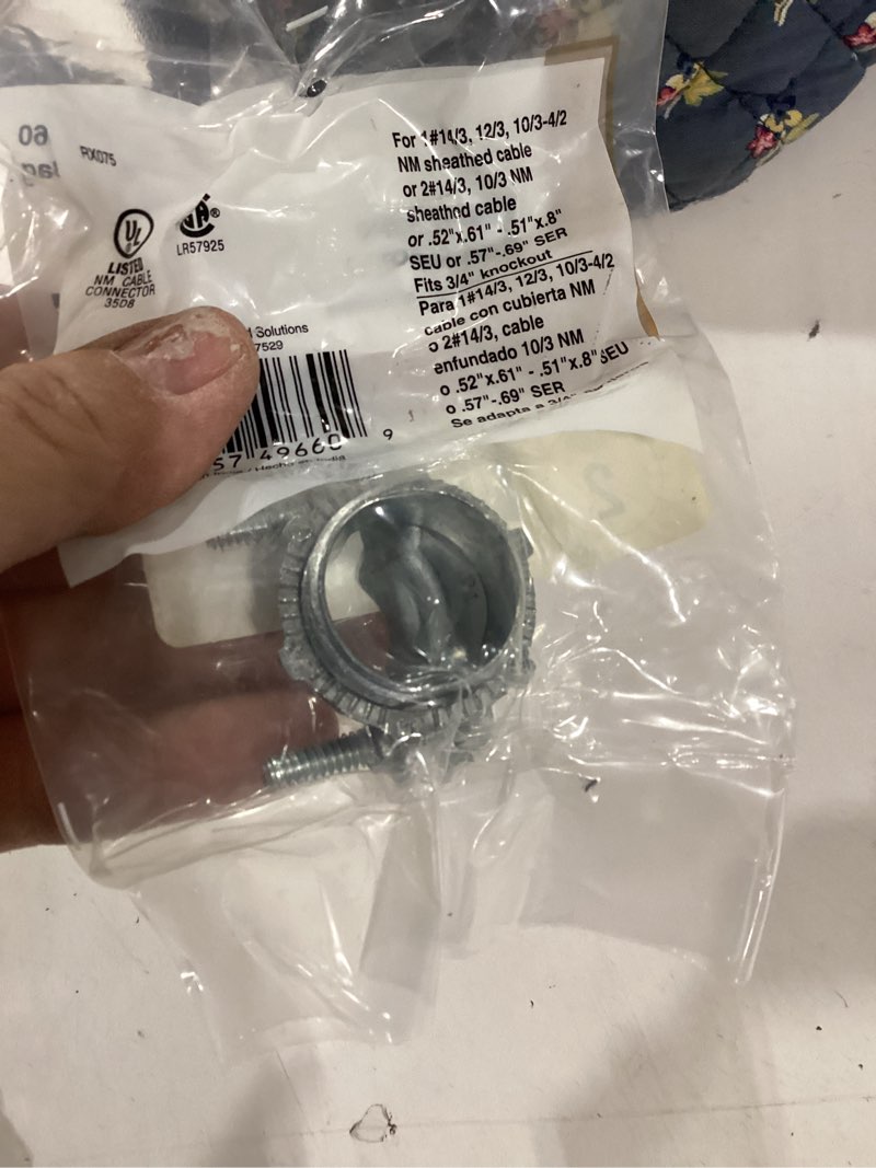 Condition photo showing Good Condition for sigma engineered solutions proconnex nm/se clamp clamp connector 3/4 in. d 1 pk