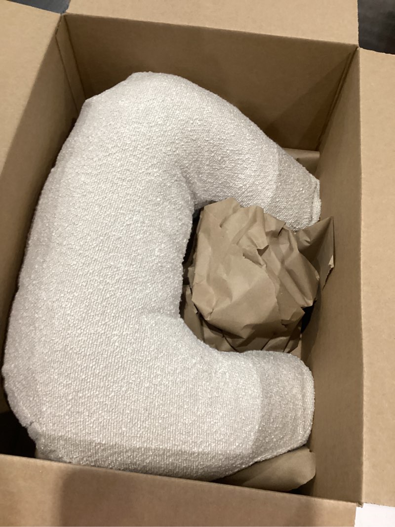 Condition photo showing As Is for nursing pillow pigeons beige