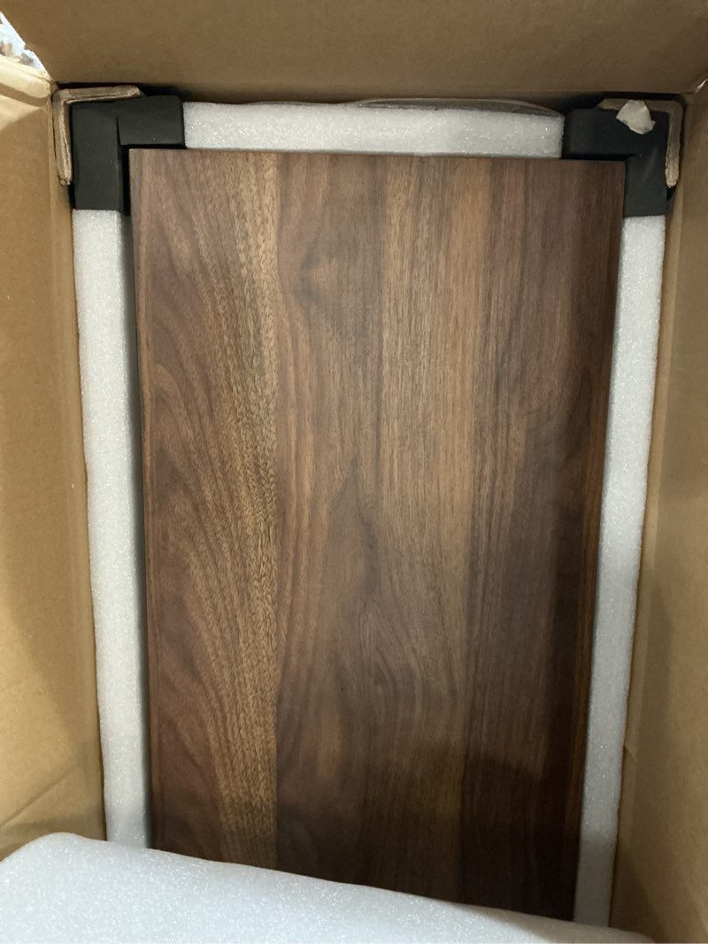 Condition photo showing Good Condition for klicelor 48 inch electric standing desk, height adjustable office desk, sit stand up computer desk with memory preset, two-piece desktop, dark walnut dark walnut 48 x 24 inch