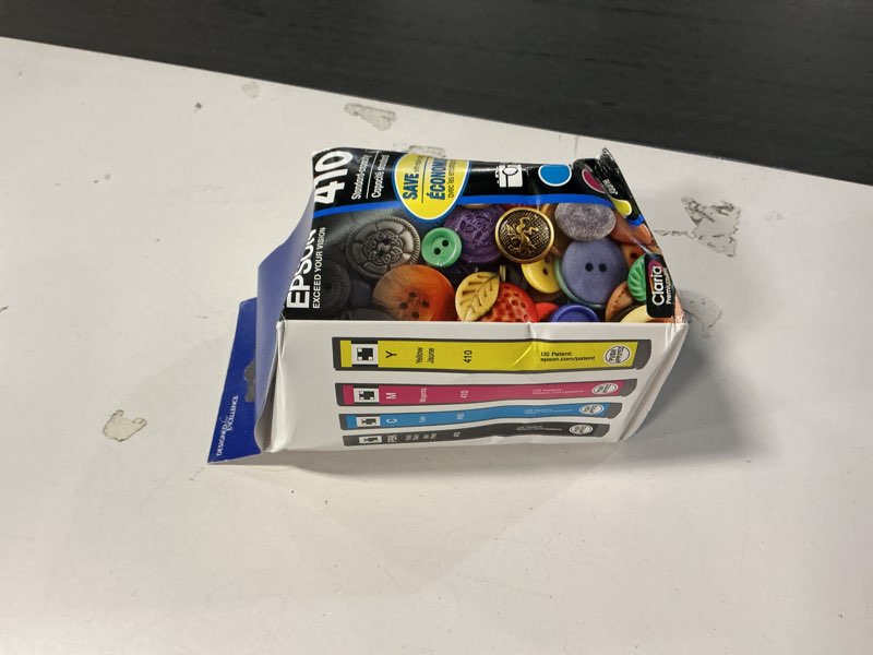 Condition photo showing New/Like New for EPSON 410 Claria Premium Ink Standard Capacity Photo Black & Color Combo Pack (T410520-S) Works with Expression XP-530, 630, 640, 7100, 830