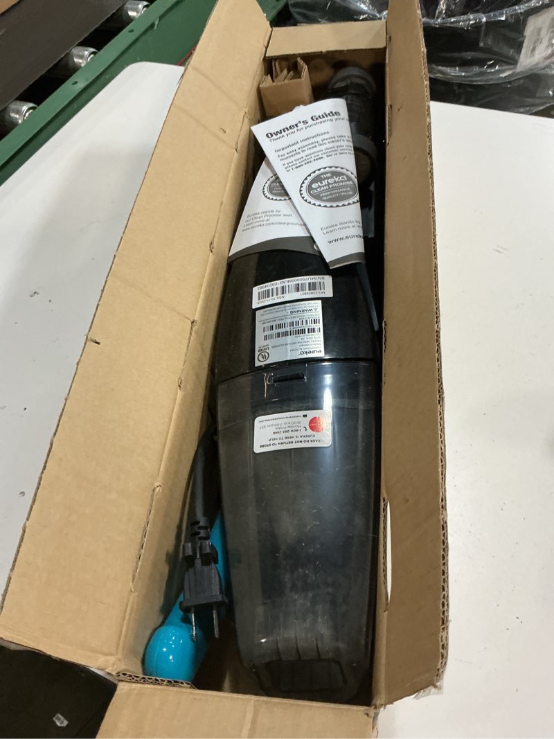 Condition photo showing As Is for eureka nes215a blaze 3-in-1 swivel handheld & stick vacuum cleaner, blue