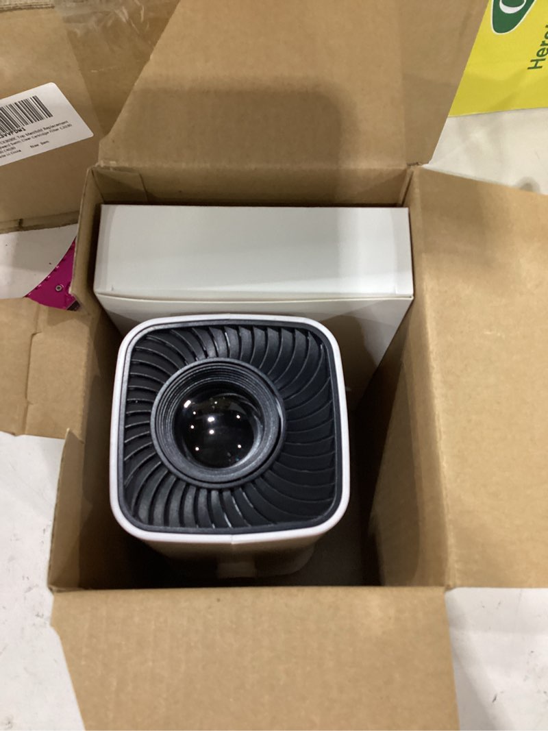 Condition photo showing Good Condition for mini projector, portable projector 4k & full hd 1080p support, 270° rotation outdoor projector, movie projector compatible with smartphone, tv stick, laptop, ps4, hdmi, usb ivory
