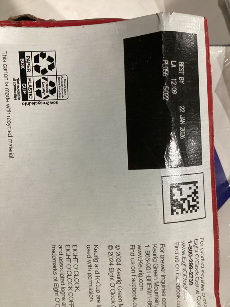 Condition photo showing Good Condition for Eight O'Clock Coffee The Original Decaf, Single-Serve Keurig K-Cup Pods, Medium Roast Coffee Pods, 1 Count (Pack of 32) The Original Decaf 32 Count (Pack of 1)