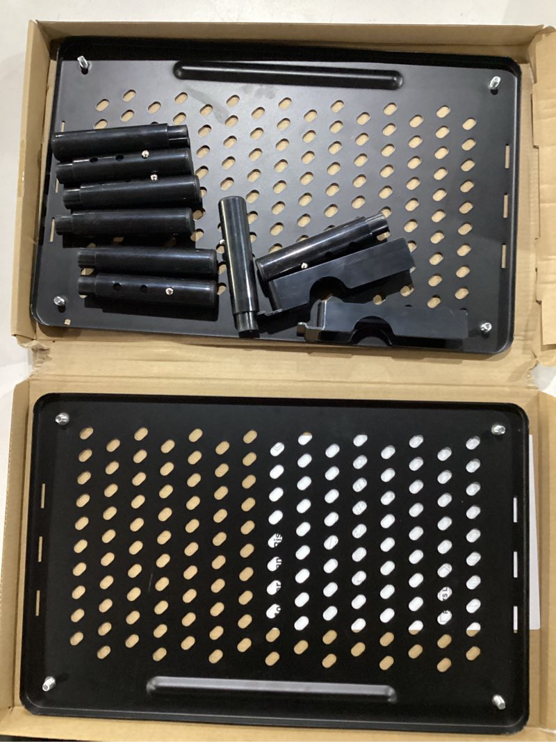 Condition photo showing Good Condition for computer monitor stand riser for desk, 3 height adjustable pc laptop tv desktop monitor stand shelf, metal printer table with phone holder, stand riser for desk, office desk organizers and accessories, 1 pack basic 1 pack