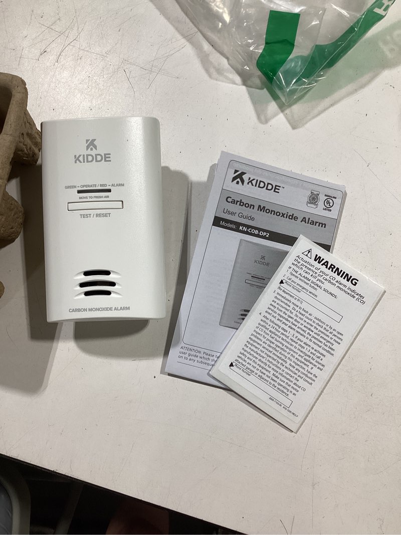 Condition photo showing Good Condition for kidde carbon monoxide detector, plug-in carbon monoxide detector with aa battery backup, 85 db alarm, led status light indicators, 3rd edition 1 pack 3rd edition