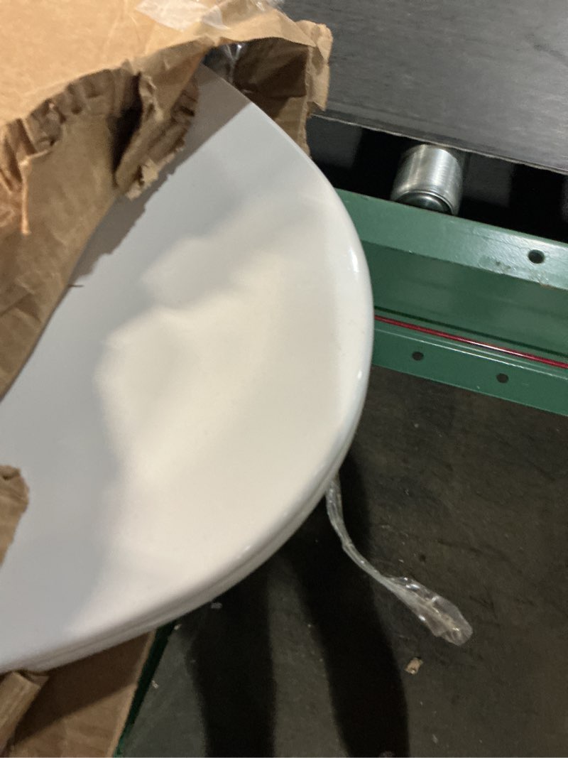 Condition photo showing As Is for bemis residential molded wood toilet seats white