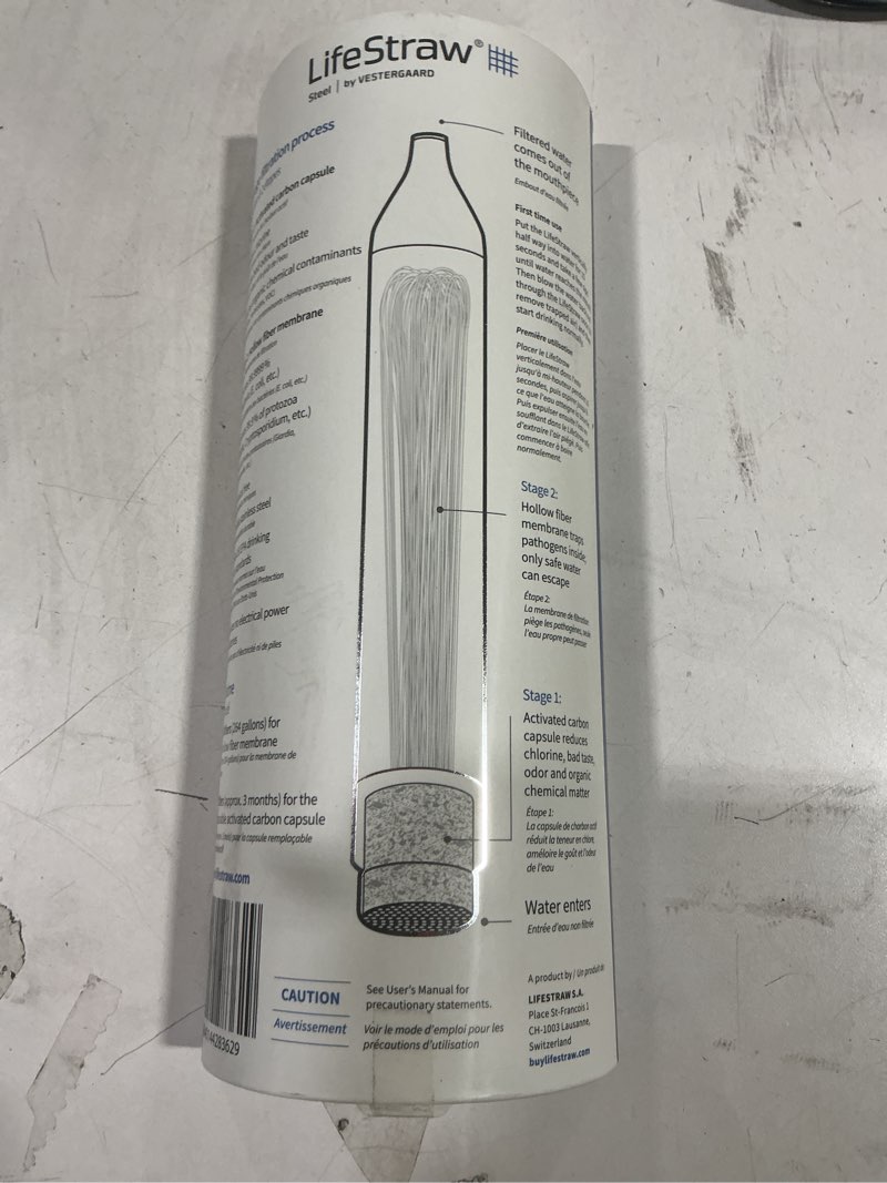 Condition photo showing New/Like New for Personal water filter