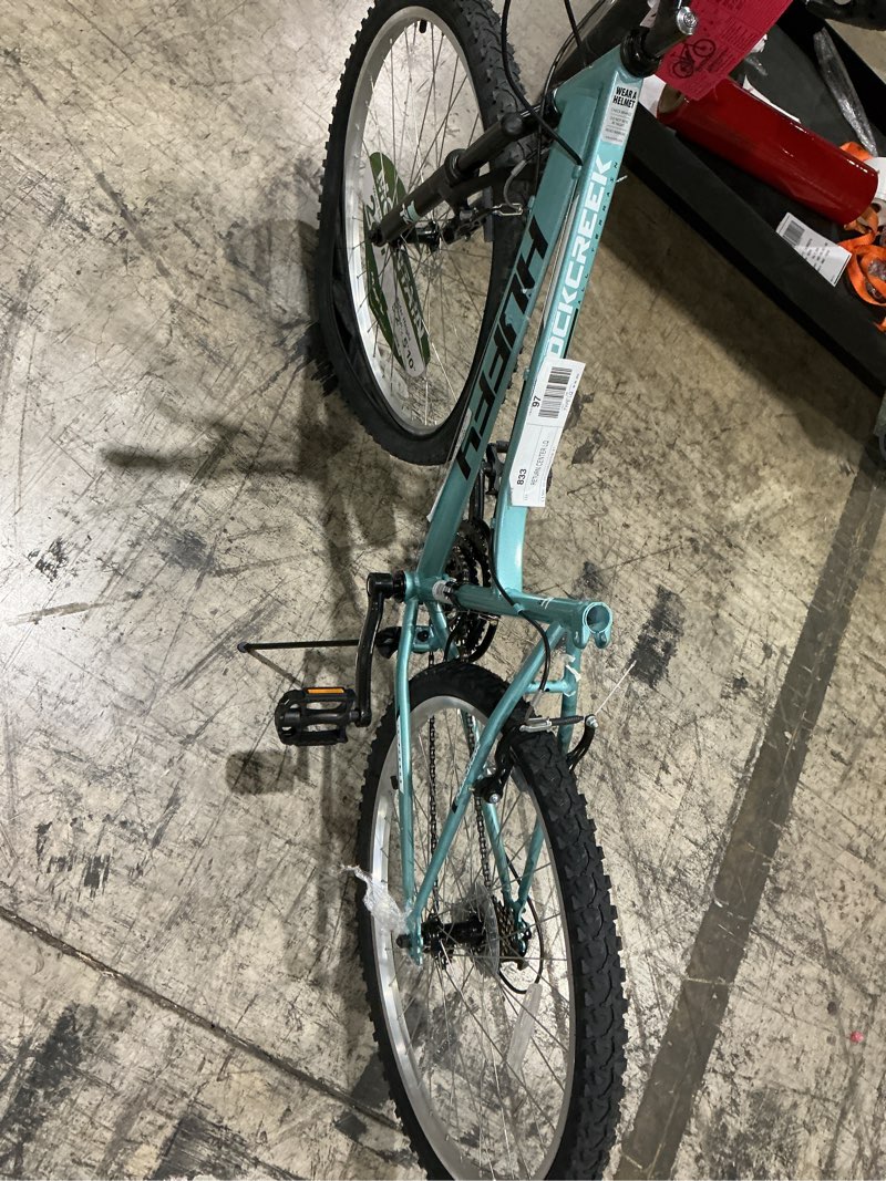 Condition photo showing As Is for huffy 26” rock creek women's 18-speed mountain bike, mint